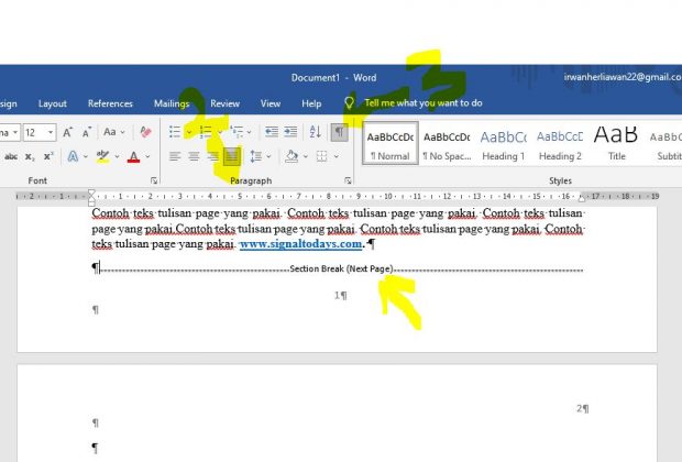 Cara Mudah Menghapus Page Kosong di Word
