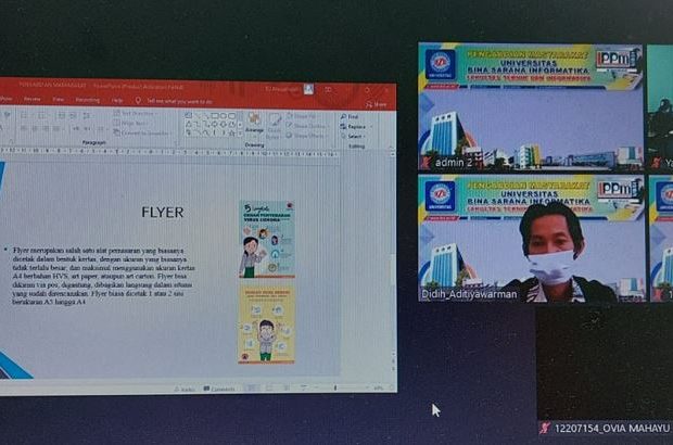 pelatihan flyer UBSI Karawang