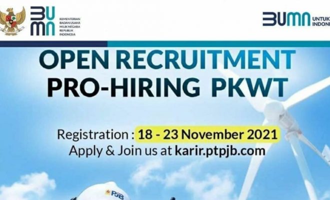 Open Recruitment Pro-Hiring PKWT 2021