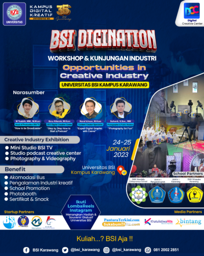 Dorong kreativitas siswa: UBSI Karawang menyelenggarakan workshop keterampilan digital bagi Siswa