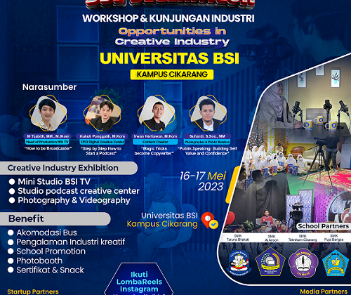 BATCH 2, UNIVERSITAS BSI CIKARANG GELAR WOKRSHOP KEDUA KALINYA DENGAN STARTUP