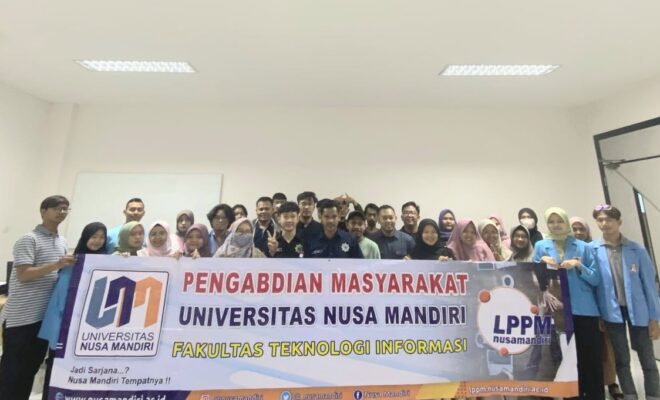 Universitas Nusa Mandiri Beri Pelatihan Ikatan Remaja RW 07 Margonda, Depok