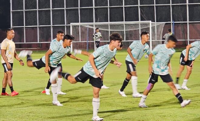 Persiapan Timnas Indonesia U-16 Menuju Pertandingan Lawan Laos