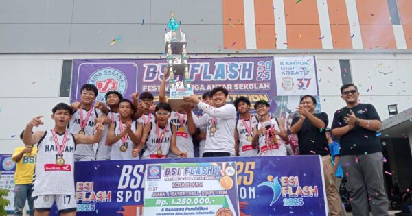 BSI FLASH Bekasi 2025: Ajang Kompetisi Basket Antar SLTA Sederajat Berakhir Sukses