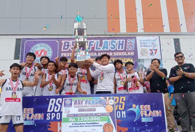 BSI FLASH Bekasi 2025: Ajang Kompetisi Basket Antar SLTA Sederajat Berakhir Sukses