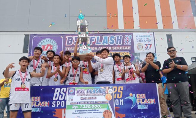 BSI FLASH Bekasi 2025: Ajang Kompetisi Basket Antar SLTA Sederajat Berakhir Sukses