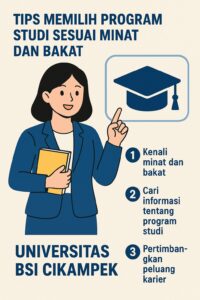 Tips Memilih Program Studi Sesuai Minat dan Bakat di Universitas BSI Cikampek