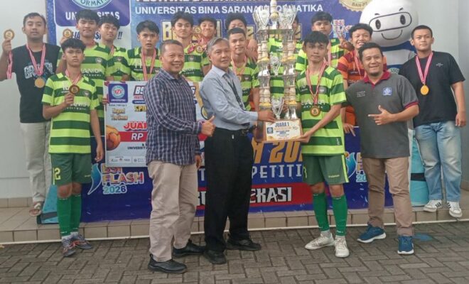 UBSI Bekasi Mantapkan Posisi Sebagai Kampus Digital Kreatif Melalui Gelaran Sportainment BSI Flash 2026