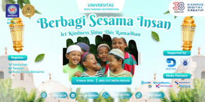 Berbagi Sesama Insan UBSI Bekasi: Kolaborasi Mahasiswa dan Dosen Hadirkan Kepedulian untuk Yatim dan Duafa