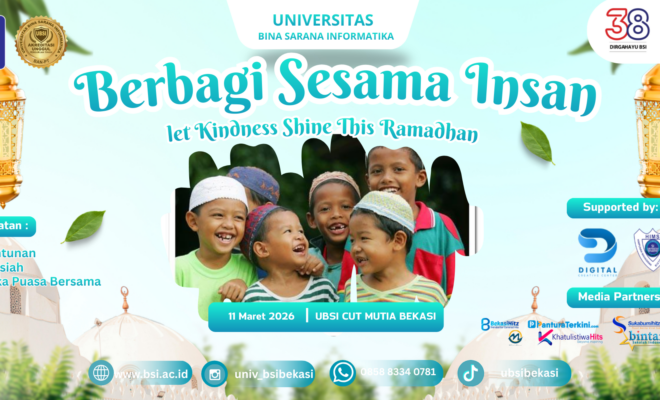 Berbagi Sesama Insan UBSI Bekasi: Kolaborasi Mahasiswa dan Dosen Hadirkan Kepedulian untuk Yatim dan Duafa