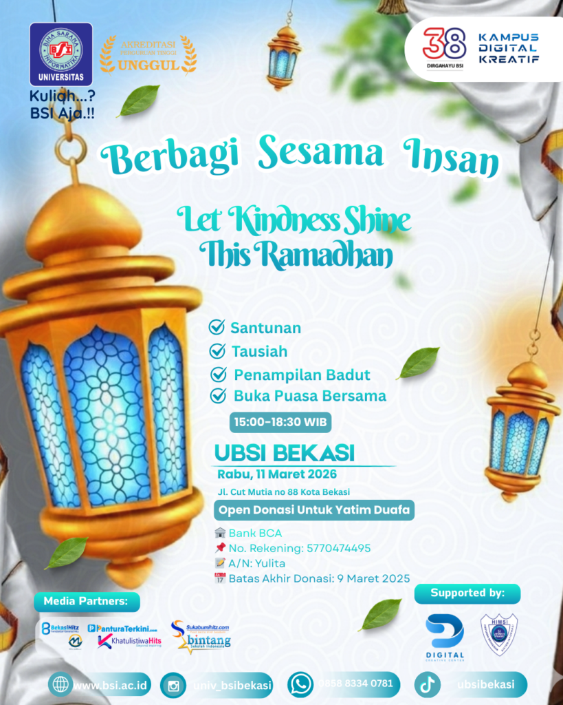 berbagi sesama insan UBSI Bekasi